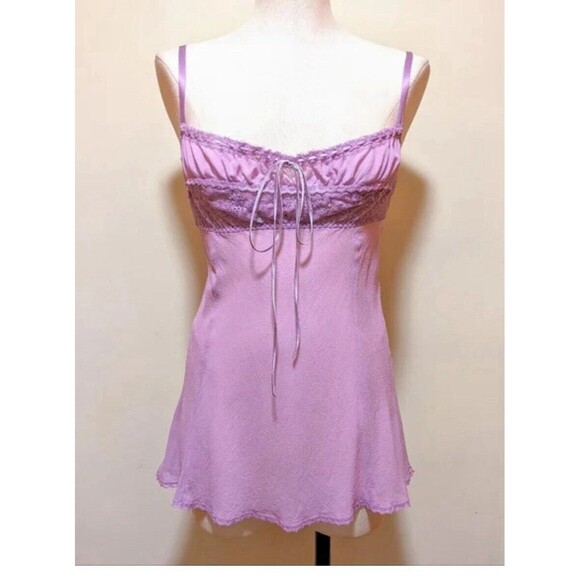 Victoria's Secret RARE y2k milkmaid 100% silk slip chemise babydoll nightie - Picture 5 of 13
